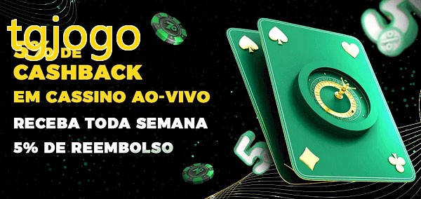 Promoções do cassino ao Vivo tgjogo